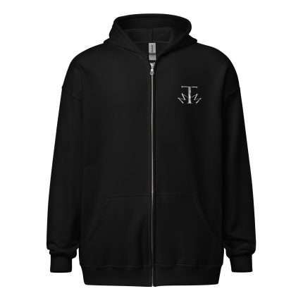 GRITTY ZIP-UP HOODIE